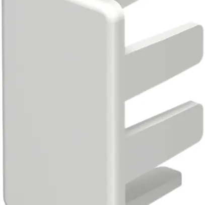 Piastra terminale Bettermann p.canale d'installazione WDK bianco puro 15×30mm 