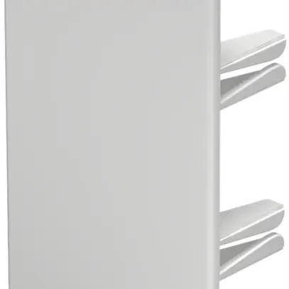 Piastra terminale Bettermann p.canale d'installazione WDK bianco puro 60×110mm 