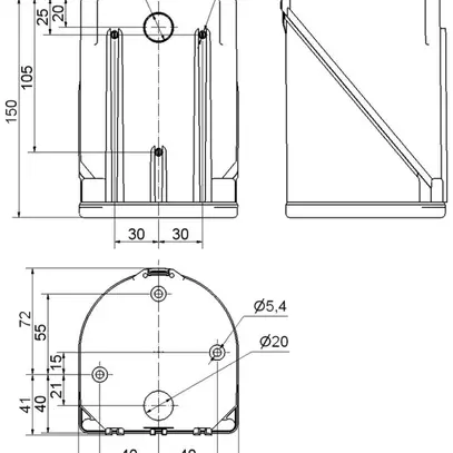 Sirène LED WERMA 444 24VAC/DC rouge 