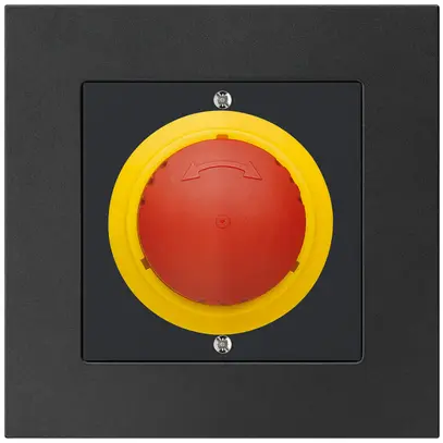 Pulsante INC kallysto.pro ARRESTO DI EMERGENZA nero 