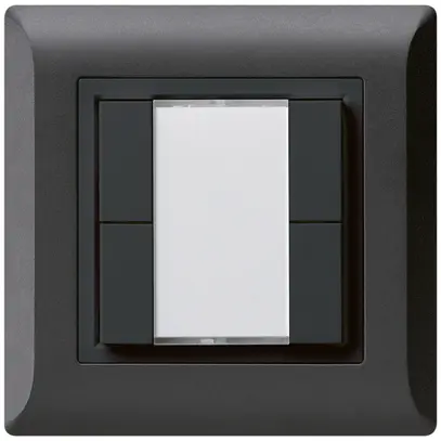 Poussoir universel ENC 4×kallysto.line sans LED noir 