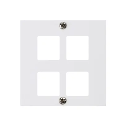 Kit frontal ENC HMS kallysto A pour 4 modules blanc 