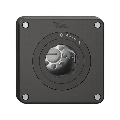 Schwenktaster NEVO, ohne Zylinder, KS, 0 <- 1, schwarz 