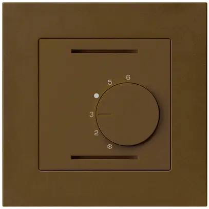 Termostato ambiente INC kallysto.pro marrone senza interruttore 