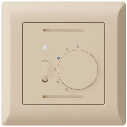 Termostato ambiente INC kallysto.line beige con interruttore 