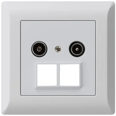 Presa antenna INC R/TV HMS kallysto.line 19dB grigio chiaro 