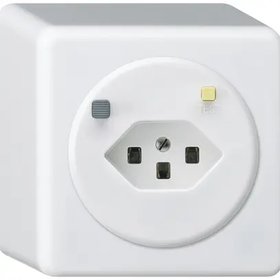 Presa AP basico T23 FI 30mA bianco 