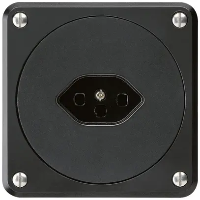 Prise ENC robusto type 23 noir sans clapet 