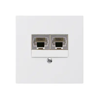 Boîte ENC kallysto 2×RJ45s séparé CUC blanc 