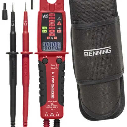 Pinza amperometrica Benning CM 1-4 1000VUC 200A 50kΩ Cat IV 600V 
