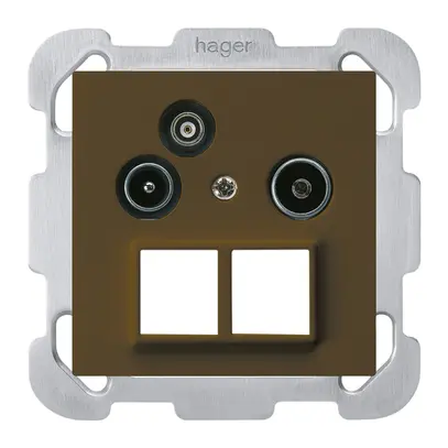 UP-Antennendose R/TV-Daten kallysto HMS B 2GHz 19db braun 