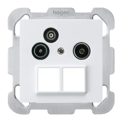 Prise pour antenne ENC R/TV/données kallysto HMS B 2GHz 10.5db blanc 