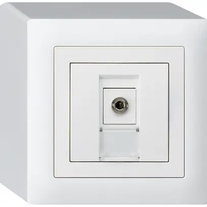 Presa di raccordo AP kallysto Jack Connector 3.5mm bianco 