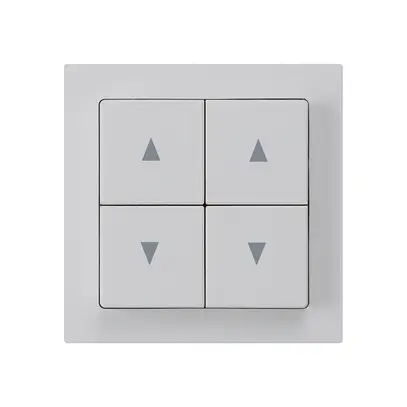 Contact pour stores ENC kallysto A gris clair avec 4 touches 