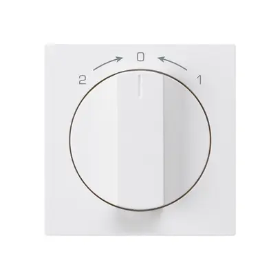 Frontset für Schwenktaster weiss 60×60mm kallysto 1->0<-2 