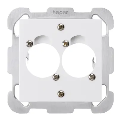 Kit di montaggio INC per 2 XLR kallysto bianco con piastra di fissaggio 