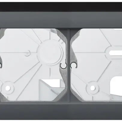 Intestazione AP kallysto 1×2 antracite 