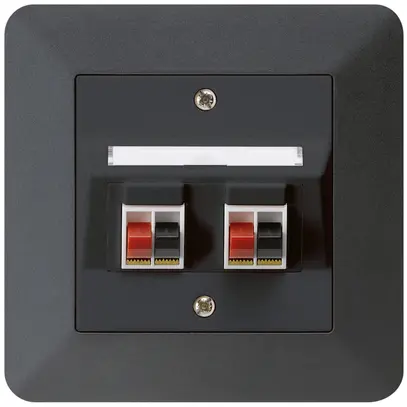 Presa INC audio kallysto.trend 2×nero morsetto per 2 altoparlante 