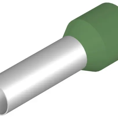 Estremità di cavo Weidmüller H isolata 16mm² 18mm verde sciolto 