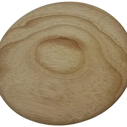 Rosace de plafond bois 100mm clair 