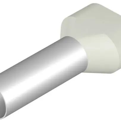 Embout de câble jumelé Weidmüller H isolé 2×16mm² 25mm blanc télémécanique vrac 