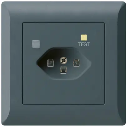 UP-Steckdose KLI T23 FI 30mA anthrazit 