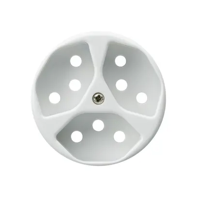 Disco frontale 3×tipo 13 bianco basico 