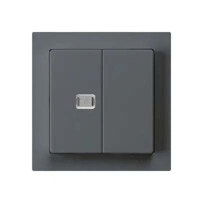 Kit frontale kallysto antracite con 1 lente 60×60mm 