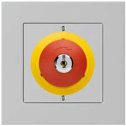 Contatto rotativo a chiave INC kallysto.pro ARRESTO DI EMERGENZA grigio chiaro 