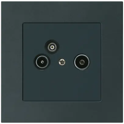 UP-Antennendose R/TV-Daten kallysto.pro 2GHz 14db schwarz 