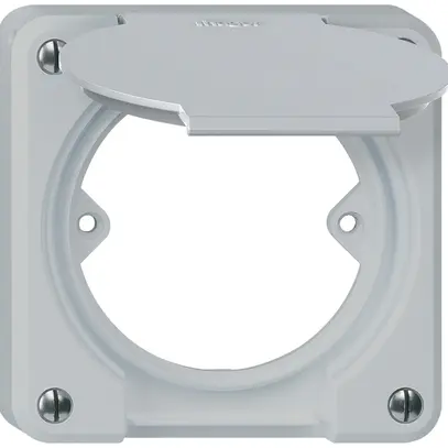 Oberteil robusto mit Klappdeckel 2-Punkt mit Adapterring grau 