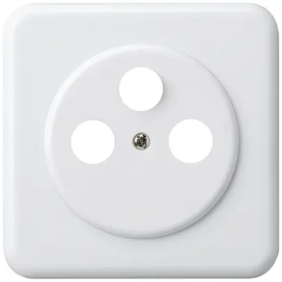 Kit di montaggio INC TV-R-SAT basico bianco 