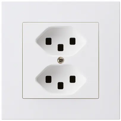 Presa INC kallysto.pro 2×T23 bianco con morsetti ad innesto 