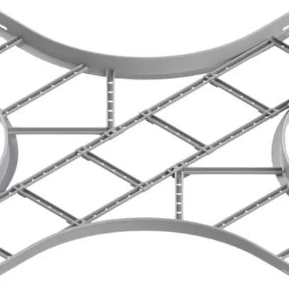 Pièce en croix Lanz 600×60mm ZMA 