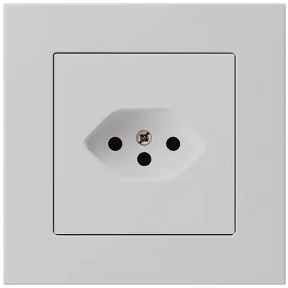 Prise ENC kallysto.pro T13 gris clair avec sécurité enfants 