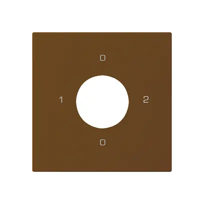 Kit di copertura kallysto per interruttore a chiave S2/1 polo marrone 