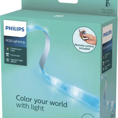 Fascia luminosa LED Philips Lightstrip 220…240V RGB 120° 5m telecomando 