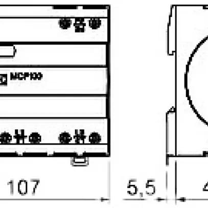 Parasurtension Bettermann MCF100-3+NPE+FS, type 1+2 