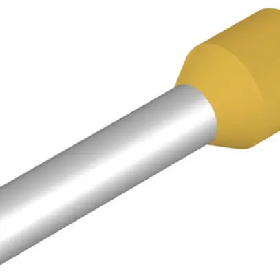 Embout de câble Weidmüller H isolé 6mm² 18mm jaune DIN en vrac 