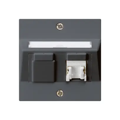 Kit di montaggio INC kallysto A cat.5e 1RJ45/u antracite 