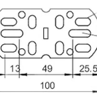 Raccord Bettermann 110×46mm pour canal petit AZK 