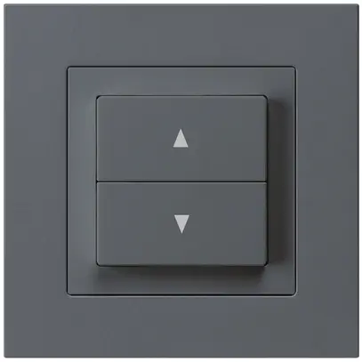 Poussoir pour stores ENC kallysto.pro avec 2 touches an bornes enfichables 