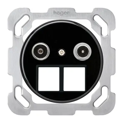 UP-Multimediadose basico TV-R Bauart B 10.5dB 2GHz schwarz 