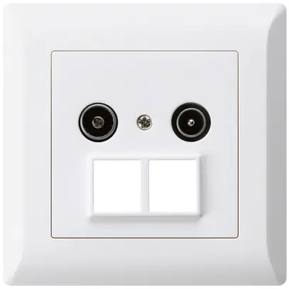 Presa antenna INC R/TV HMS kallysto.line 19dB bianco 