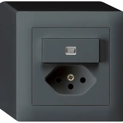 Combinazione I AP kallysto L6/1L +T13 senza protezione bambini antracite 