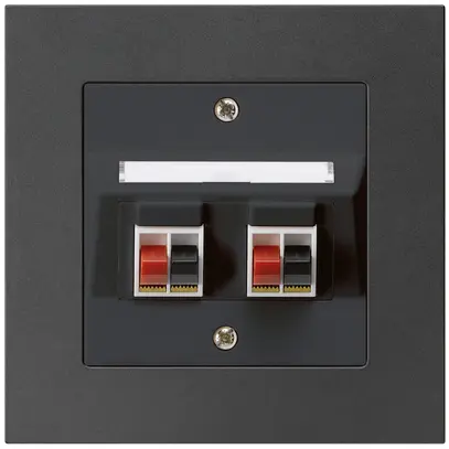 Presa INC audio kallysto.pro 2×nero morsetto per 2 altoparlante 