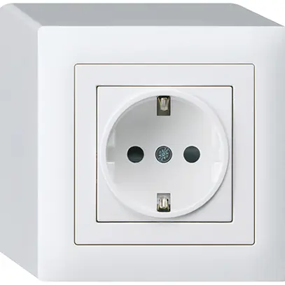 Presa AP kallysto Schuko bianco 