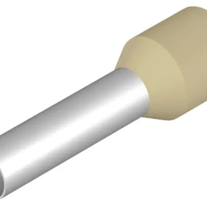 Embout de câble Weidmüller H isolé 10mm² 18mm ivoire en vrac 