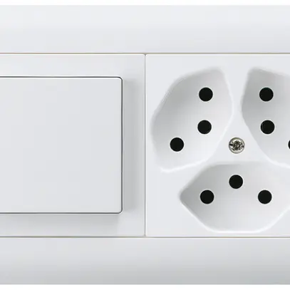 Combinaison ENC I-I 3/1P+3×T13 blanc kallysto.line horizontale 