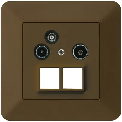 Presa antenna INC R/TV/dati kallysto.trend HMS 2GHz 19db marrone 